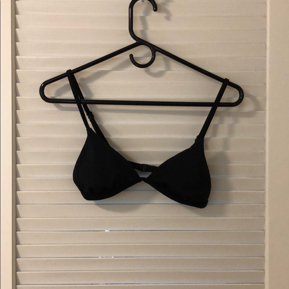 Black Triangle Bikini Top